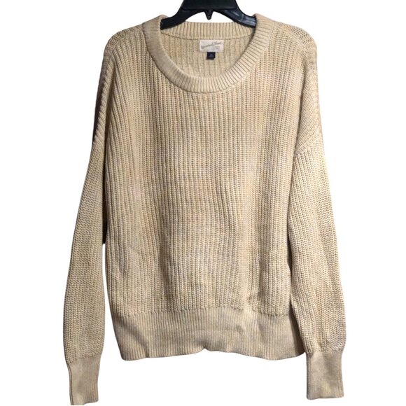 Universal Thread Granny Core CYellow Crewneck Sweater Multi Color Accent Sz XXL - Picture 1 of 15